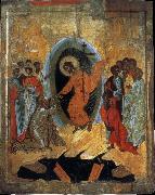 unknow artist The Anastasis (resurrection) painting